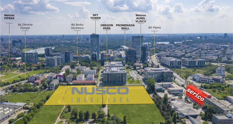 A new residential project in the Pipera area, on the former Serico industrial platform