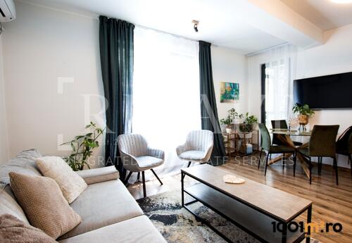 Properties to let in 3-room apartment for rent | Above ground parking | Dorobanti, Floreasca