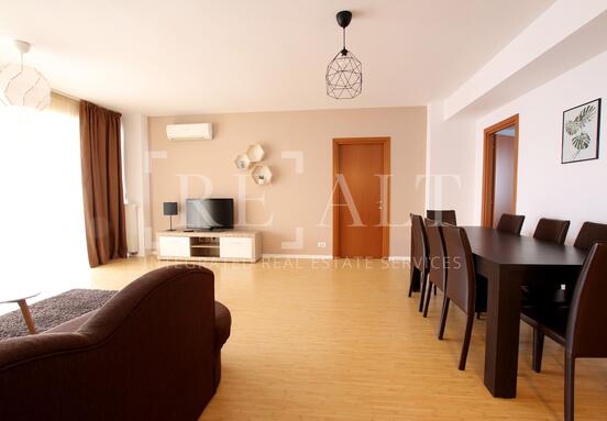 4-room apartment for rent -Central Park-Barbu Vacarescu- Premium, Renovated!